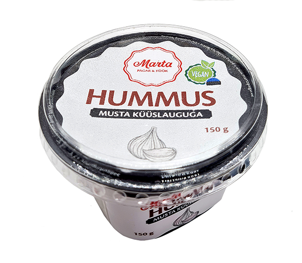 Hummus musta küüslauguga