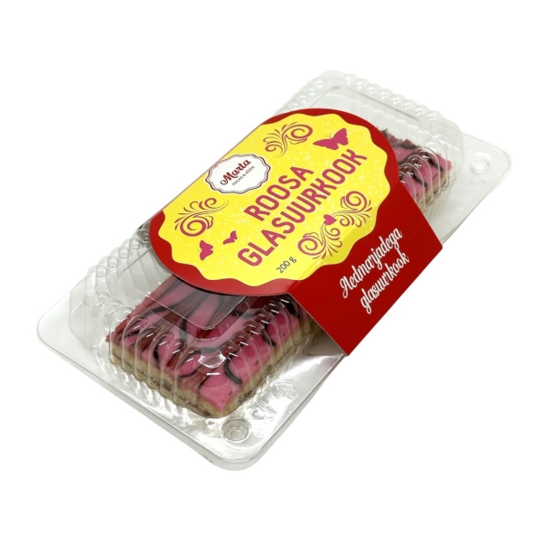Glasuurkook roosa 200 g