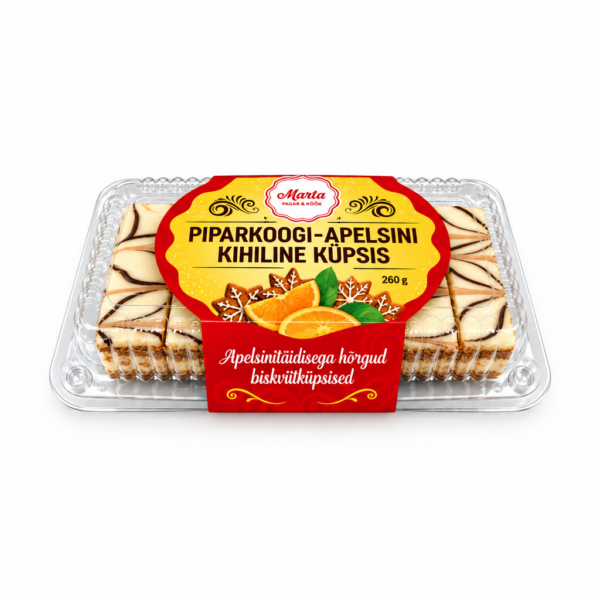 Piparkoogi-apelsini kihiline küpsis 260 g
